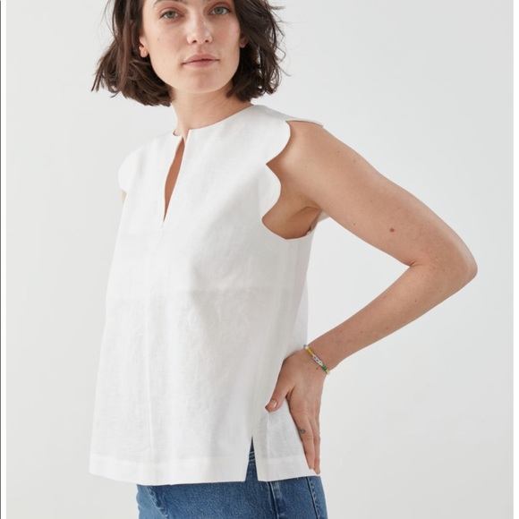 & Other Stories Tops - & Other stories Linen blend Sleeveless Blouse